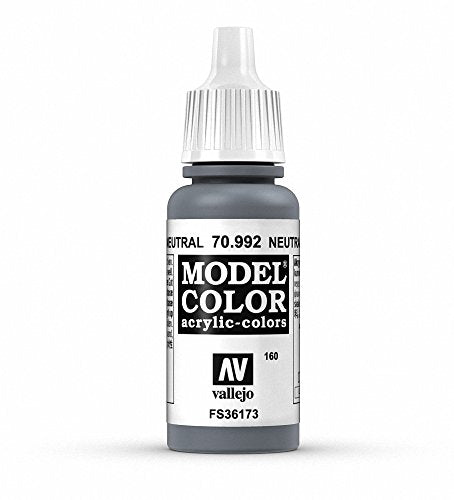 Vallejo Model Color Acrylic Paint, Neutral Grey