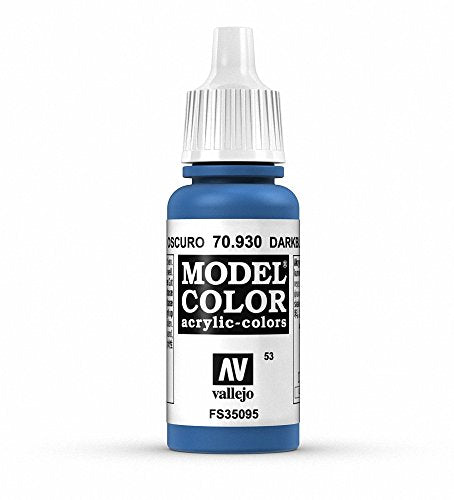 Vallejo Model Color Dark Blue Paint, 17ml