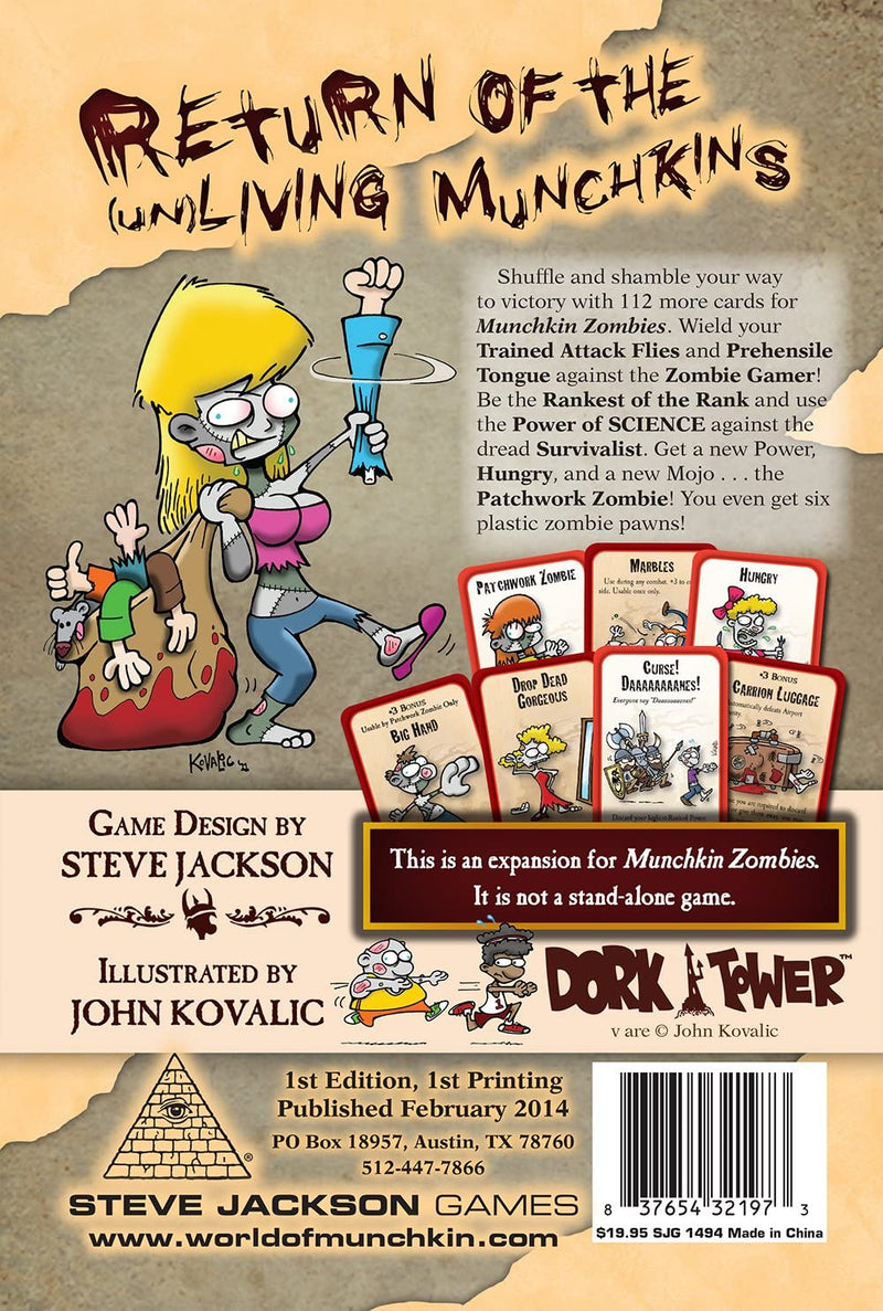 Load image into Gallery viewer, Steve Jackson Games Munchkin Zombies Armed &amp; Dangerous Deluxe
