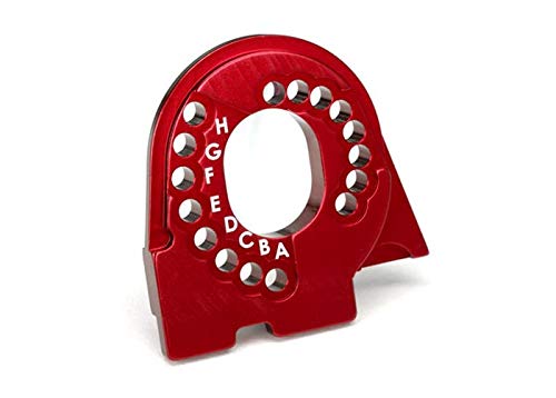 Traxxas Motor Mount Plate, TRX-4, 6061-T6 Aluminum (red-Anodized)