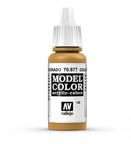 Vallejo Model Color Gold Brown Paint, 17ml