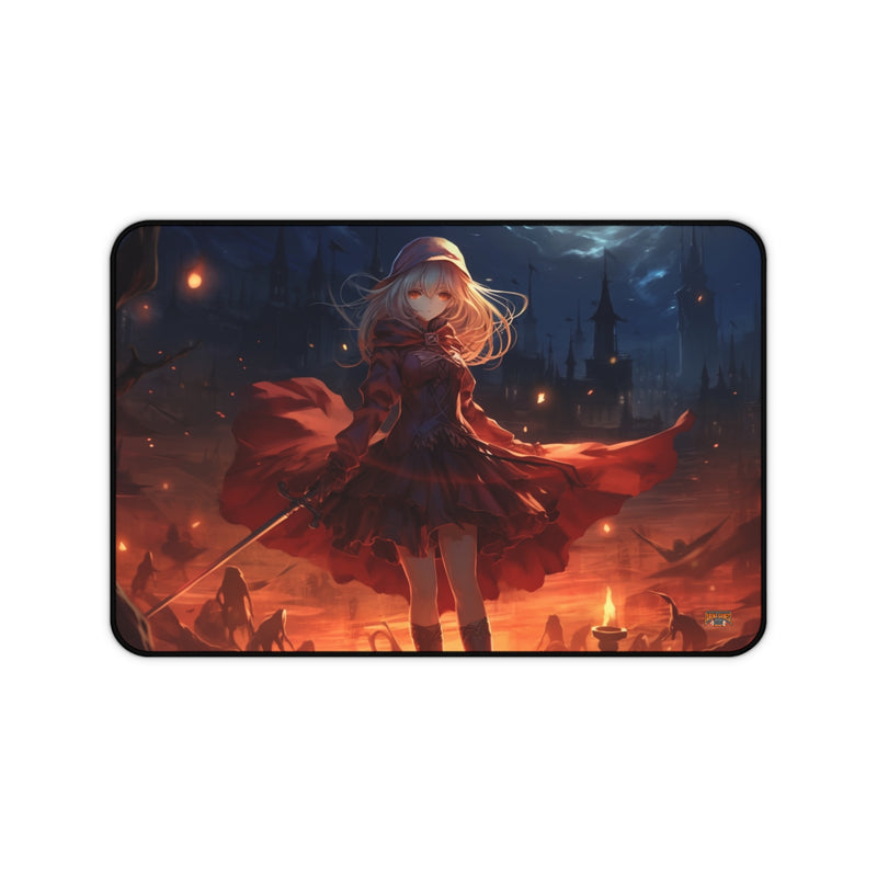 Load image into Gallery viewer, Design Series High Fantasy RPG - Female Adventurer #7 Neoprene Playmat, Mousepad for Gaming
