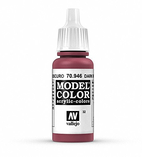 Vallejo Model Color Acrylic Paint, Dark Red