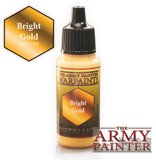 The Army Painter Metallics Warpaints 18ml Bright Gold "Metallic Variant" WP1144