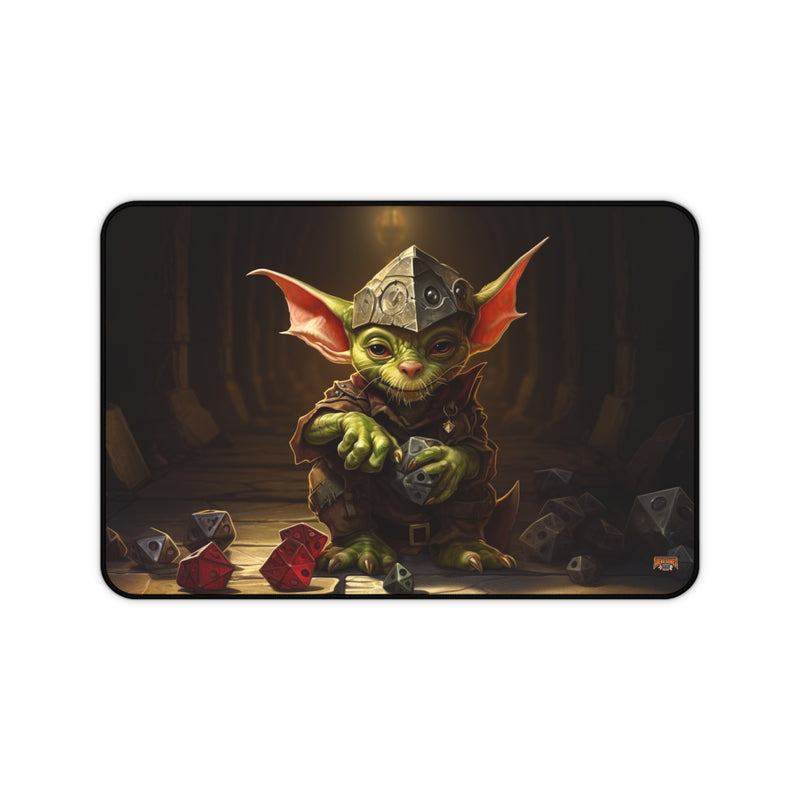 Load image into Gallery viewer, Design Series High Fantasy RPG - Dice Goblin #2 Neoprene Playmat, Mousepad for Gaming, RPGs, Card Games

