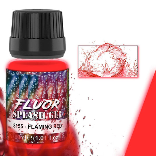 Green Stuff World for Models and Miniatures Splash Gel - Flaming Red 3155