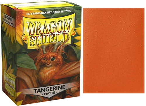 Arcane Tinmen Dragon Shield Matte Sleeves: Tangerine (100) 63x88mm