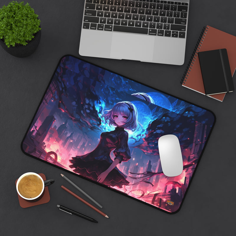 Load image into Gallery viewer, Design Series Sci-Fi RPG - Anime Gothic #1 Neoprene Playmat, Mousepad for Gaming
