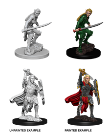 Load image into Gallery viewer, Dungeons &amp; Dragons Nolzur&#39;s Marvelous Miniatures: Female Elf Fighter WZK73385

