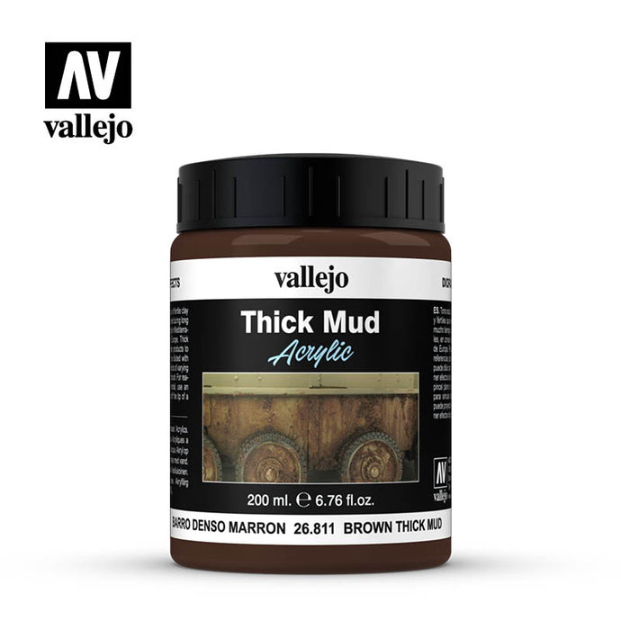 Vallejo Brown Thick Mud, 200ml