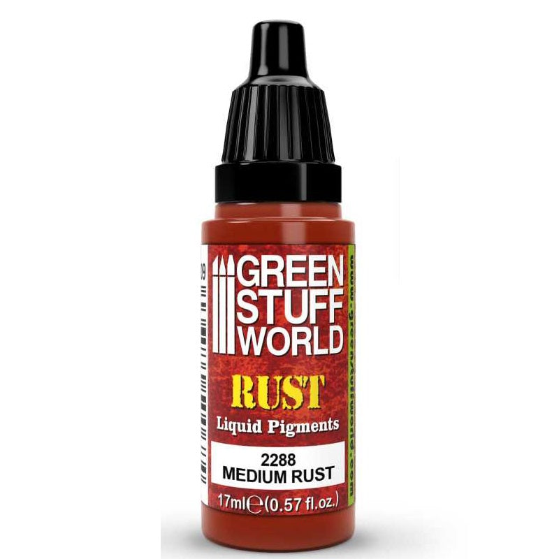 Load image into Gallery viewer, Green Stuff World for Models &amp; Miniatures Liquid Pigments Medium Rust 2288
