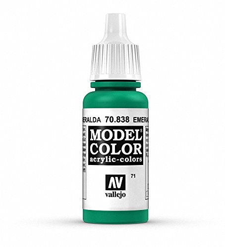 Vallejo Model Color Emerald Paint, 17ml