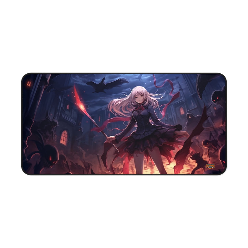 Load image into Gallery viewer, Design Series High Fantasy RPG - Female Adventurer #4 Neoprene Playmat, Mousepad for Gaming
