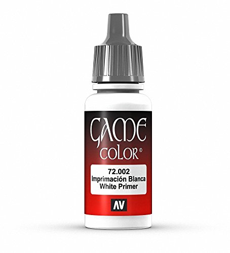 Vallejo Game Color Arctic White Primer Paint, 17ml