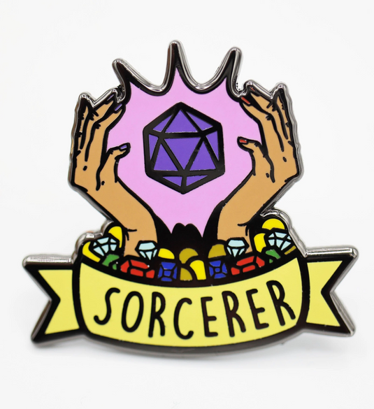 Foam Brain Games Banner Class Pin: Sorcerer FBG3009