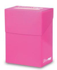 Ultra Pro Deck Box Hot Pink Card Holder for Standard & Small CCG MTG Gaming
