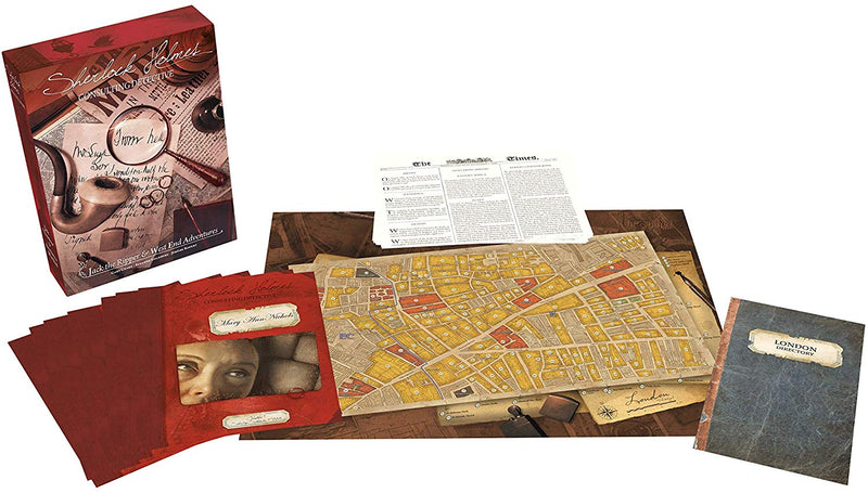 Load image into Gallery viewer, Sherlock Holmes Consulting: Detective Jack the Ripper &amp; West End Adventures Strategy Board Game
