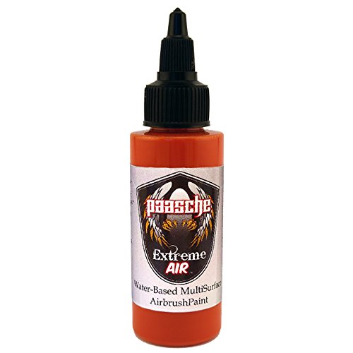 Paasche Airbrush Extreme Air Multi Surface Paint, 2-Ounce, Orange