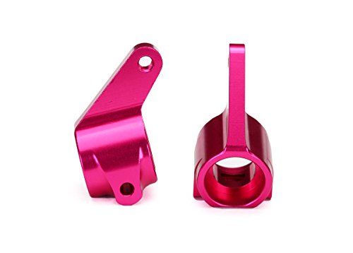 Traxxas 3636P-Anodized 6061-T6 Aluminum Steering Blocks (Pair), Pink