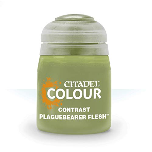 Games Workshop Citadel Colour: Contrast - Plaguebearer Flesh Acrylic Paint 29-42