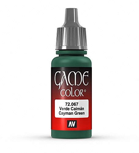 Vallejo Game Color Cayman Green Paint, 17ml