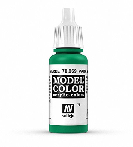 Vallejo Model Color Park Green Flat Paint, 17ml