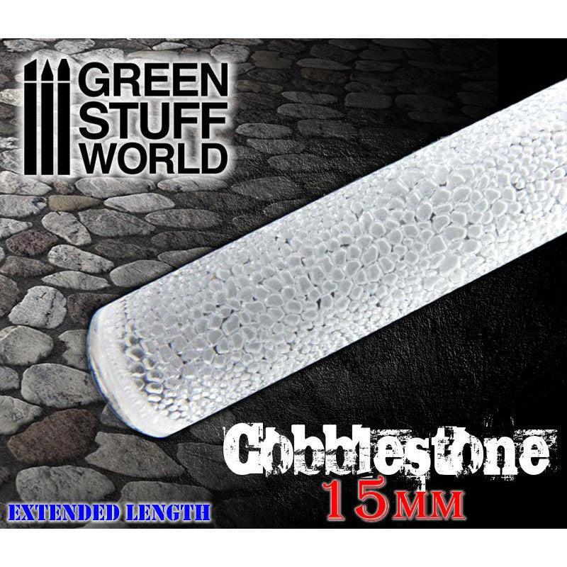 Load image into Gallery viewer, Green Stuff World for Models and Miniatures Rolling Pin Cobblestone 15mm 1625
