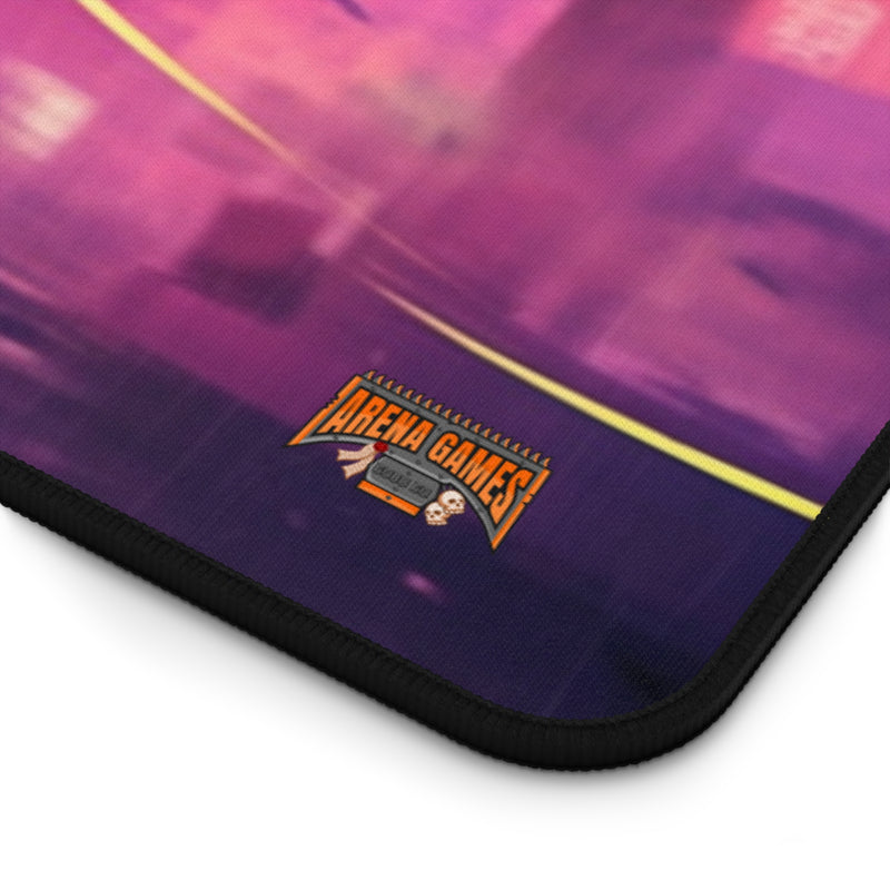 Load image into Gallery viewer, Design Series High Sci-Fi RPG - Neon City #1 Neoprene Playmat, Mousepad for Gaming
