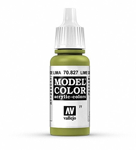 Vallejo Model Color Lime Green Paint, 17ml - Cobbco