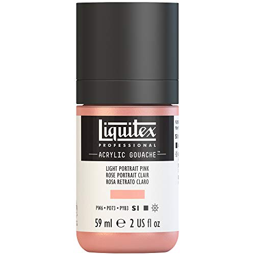 Liquitex Professional Acrylic Gouache 2-oz bottle, Light Portrait Pink