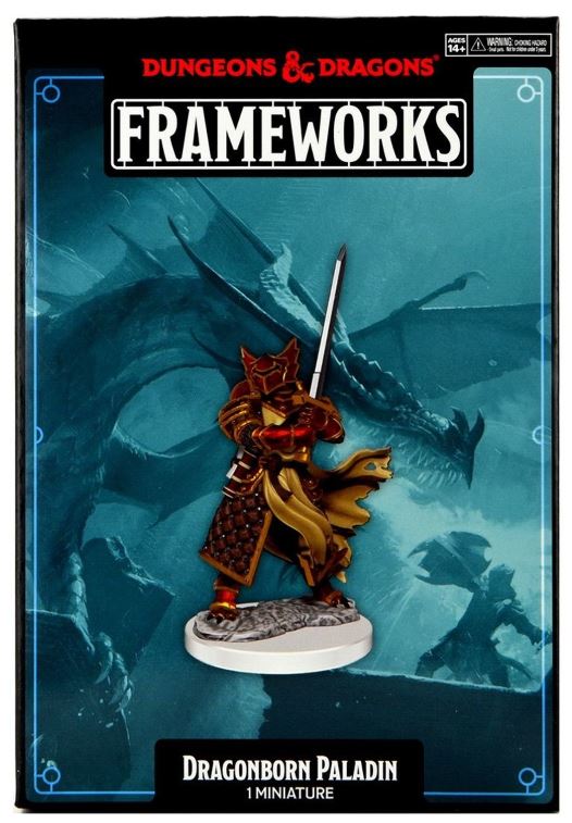 Dungeons & Dragons Frameworks: Dragonborn Paladin Male Miniature Wave 1