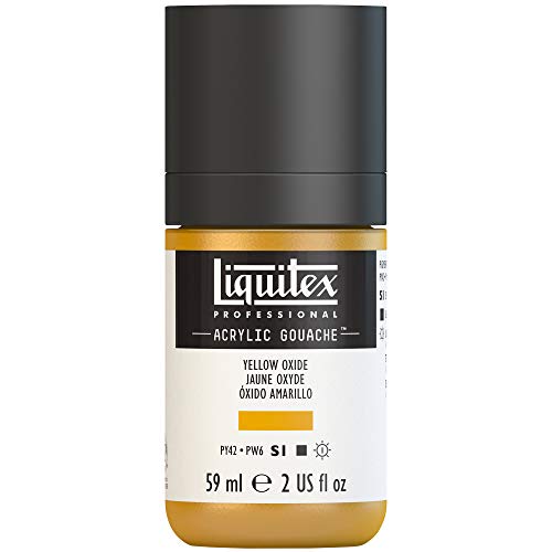 Liquitex Professional Acrylic Gouache, 2-oz bottle, Yellow Oxide