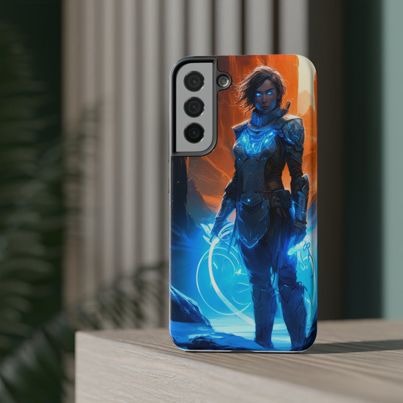 Load image into Gallery viewer, Fantasy Series Impact-Resistant Case for iPhone and Samsung Mobile Phones  - Female Mage Adventurer
