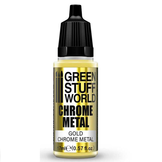 Green Stuff World for Models and Miniatures Chrome Paint – Gold 3691