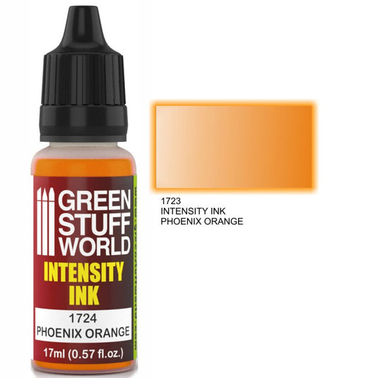 Green Stuff World – Intensity Ink for Models and Miniatures Phoenix Orange 1724