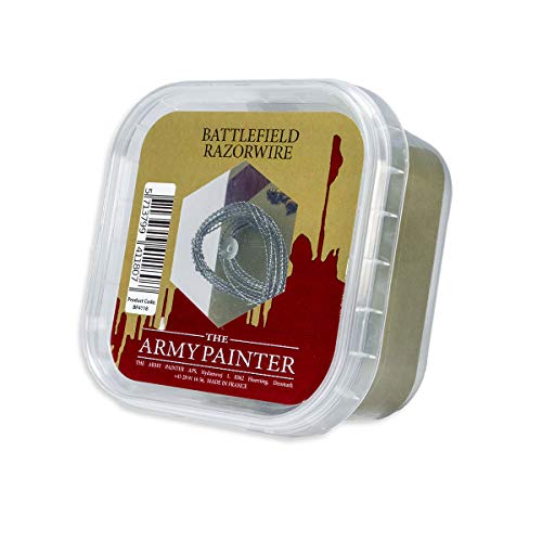 The Army Painter Battlefield Razorwire - Metal Razor Wire for Miniature Bases and Wargame Terrains