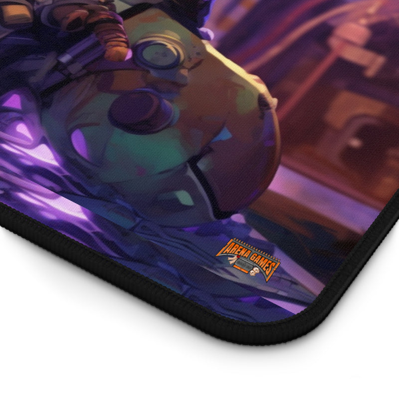 Load image into Gallery viewer, Design Series Sci-Fi RPG - Anime Punk Fixer #1 Neoprene Playmat, Mousepad for Gaming
