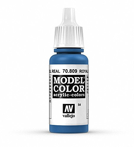 Vallejo Model Color Royal Blue Paint, 17ml