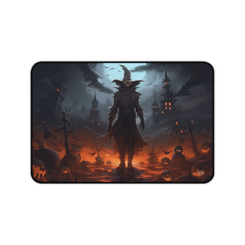Load image into Gallery viewer, Design Series High Fantasy RPG - Pumpkin Warlock #1, Neoprene Playmat, Mousepad for Gaming
