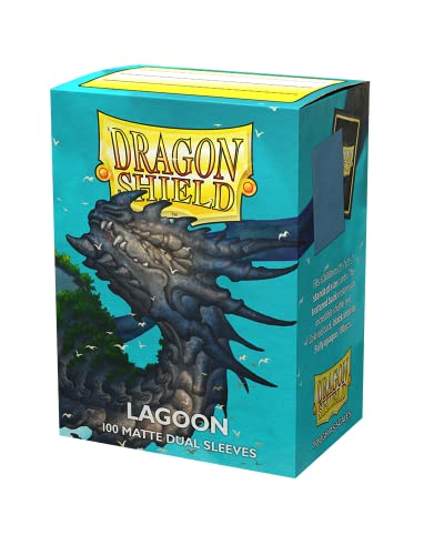 Load image into Gallery viewer, Dragon Shield Standard Size Card Sleeves – Matte Dual Lagoon 100CT - Cobbco
