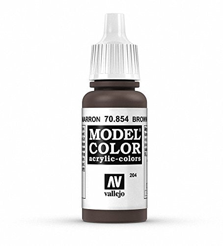 Vallejo Model Color Brown Glaze Paint, 17ml