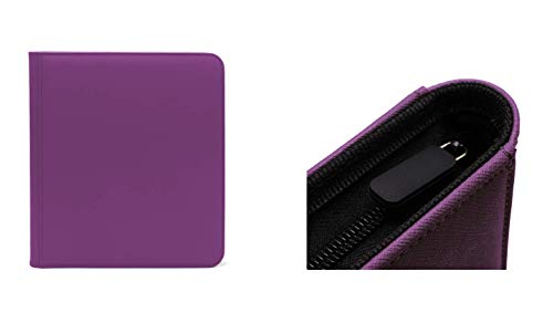Dex Zip Binder 12 - Purple Holds 480 double or single sleeved Cards