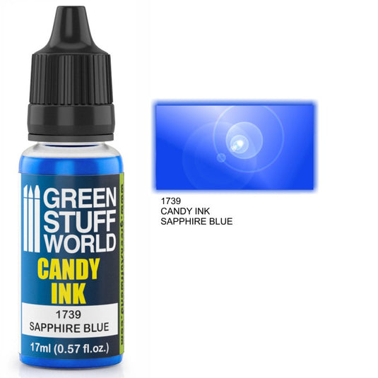 Green Stuff World –Candy Ink for Models and Miniatures Sapphire Blue 1739