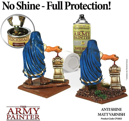 The Army Painter Anti Shine Matt Varnish Acrylic Spray for Miniature Painting