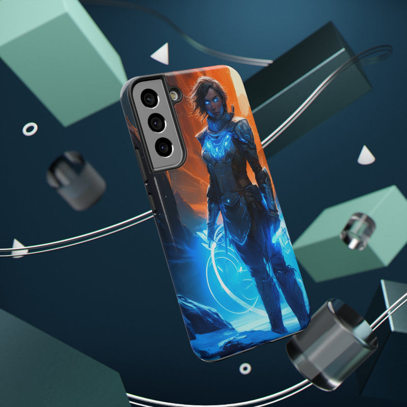 Load image into Gallery viewer, Fantasy Series Impact-Resistant Case for iPhone and Samsung Mobile Phones  - Female Mage Adventurer
