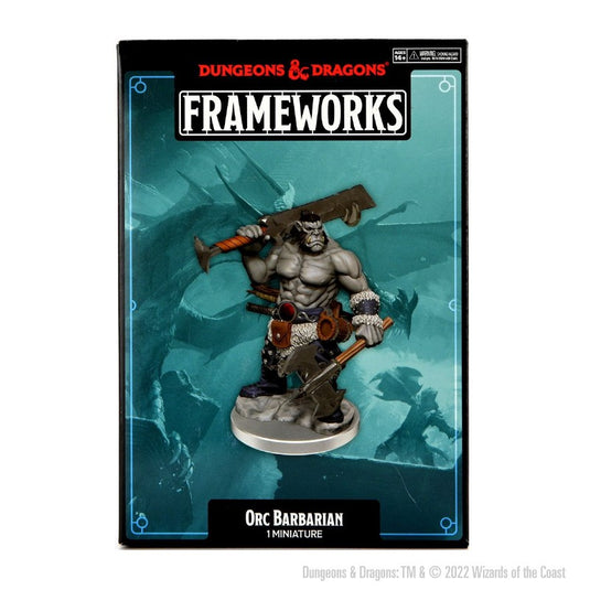 Dungeons & Dragons Frameworks: Orc Barbarian Male Miniature Wave 1