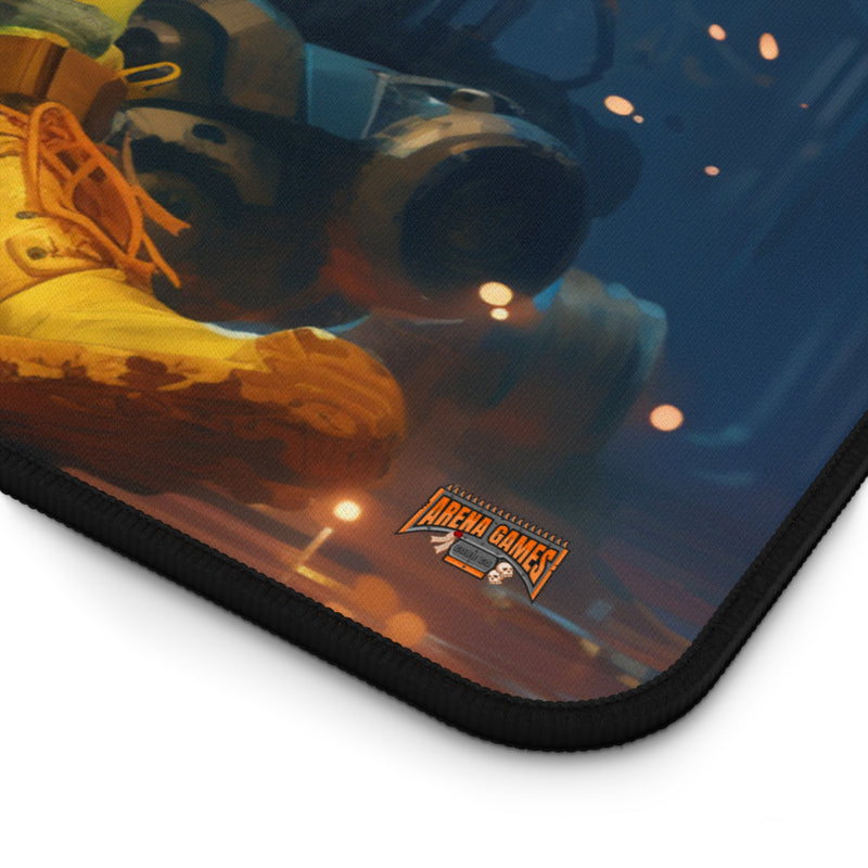 Load image into Gallery viewer, Design Series Sci-Fi RPG - Anime Punk Fixer #3 Neoprene Playmat, Mousepad for Gaming
