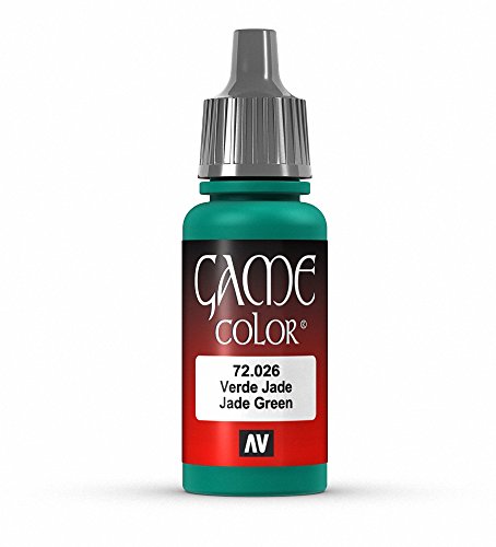 Vallejo Game Color Jade Green Paint, 17ml