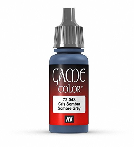 Vallejo Game Color Sombre Grey Paint, 17ml