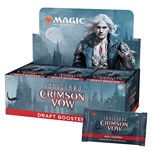 Magic: The Gathering Innistrad: Crimson Vow Draft Booster Box | 36 Packs + Box Topper (541 Magic Cards)
